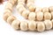 108 10mm Beige Bone Mala Beads - Handmade Fair Trade Nepal Prayer Rosary Beads Necklace for Mediation, Yoga, Jewelry Making, Crafts - The Bead Chest